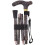 Loops Deluxe Ambidextrous Foldable Walking Cane - 5 Height Settings - Maze Design 3