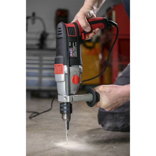 Loops 1050W Heavy Duty Hammer Drill - 13mm Chuck - Variable Speed Mechanical Gearbox 2