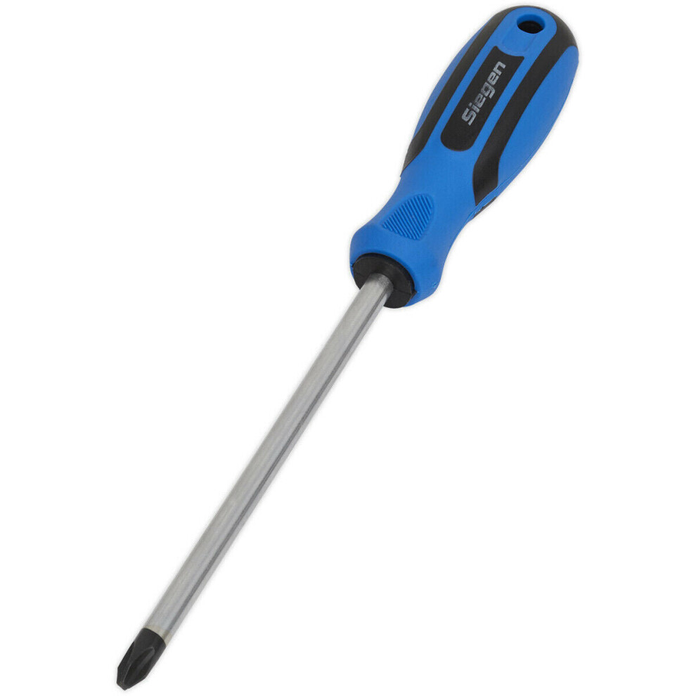 Loops Phillips X 150Mm Screwdriver With Soft Grip Handle - Chrome Vanadium Shaft Size 3