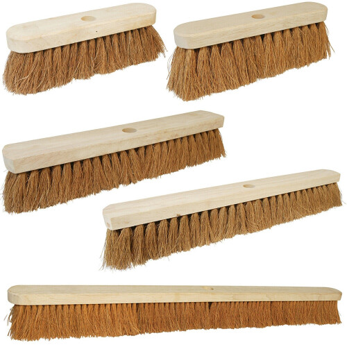 Loops 914mm (35 Inch) Soft Coco Bristle Replacement Broom Head Sweeping 1