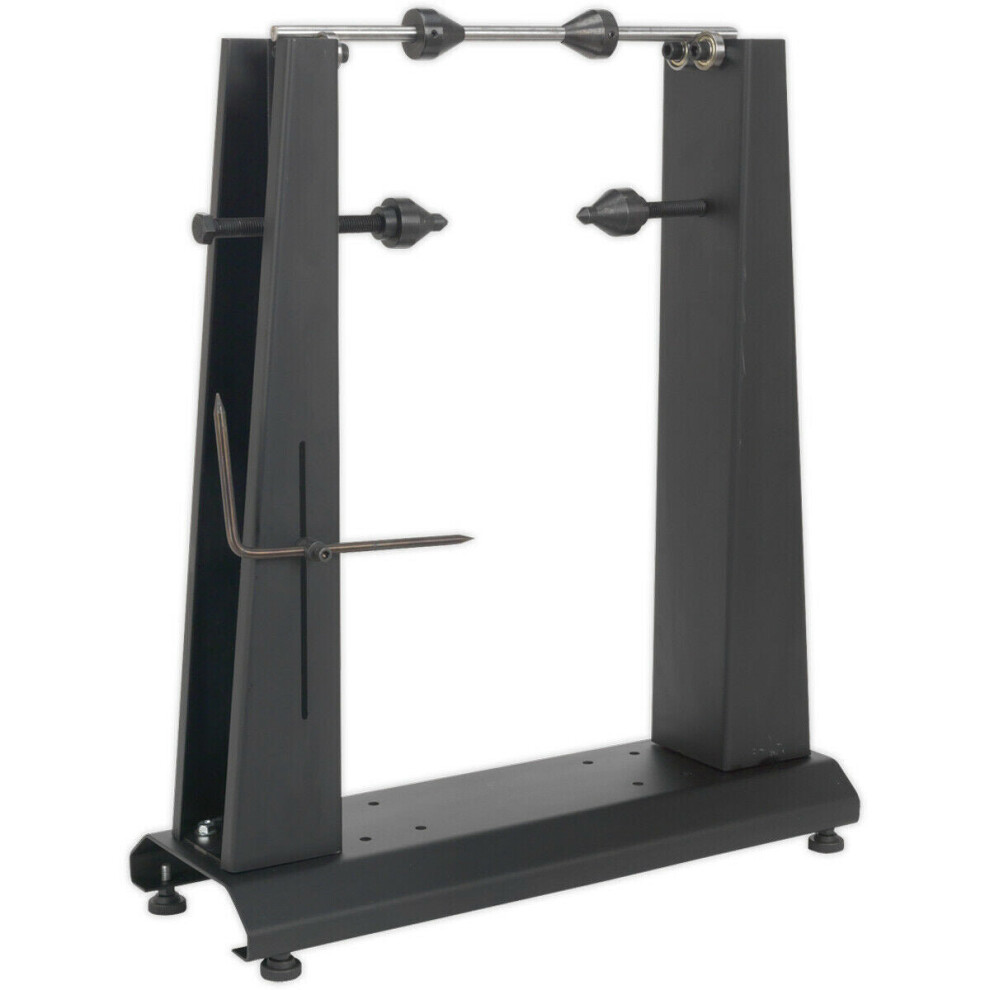 Motorcycle & Bicycle Wheel Balancer & Truing Stand - 2 Cones 37Mm Max & Spindle 5056581950512