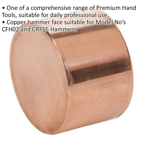 Loops Replacement Copper Hammer Face for ys03573 & ys03346 Hickory Shaft Hammers 1