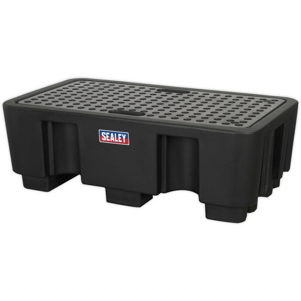Loops Polyethylene Barrel Bund - 1300 X 750 X 440Mm - Holds 2 X 205L Drums - 240L Tray Not,Specified
