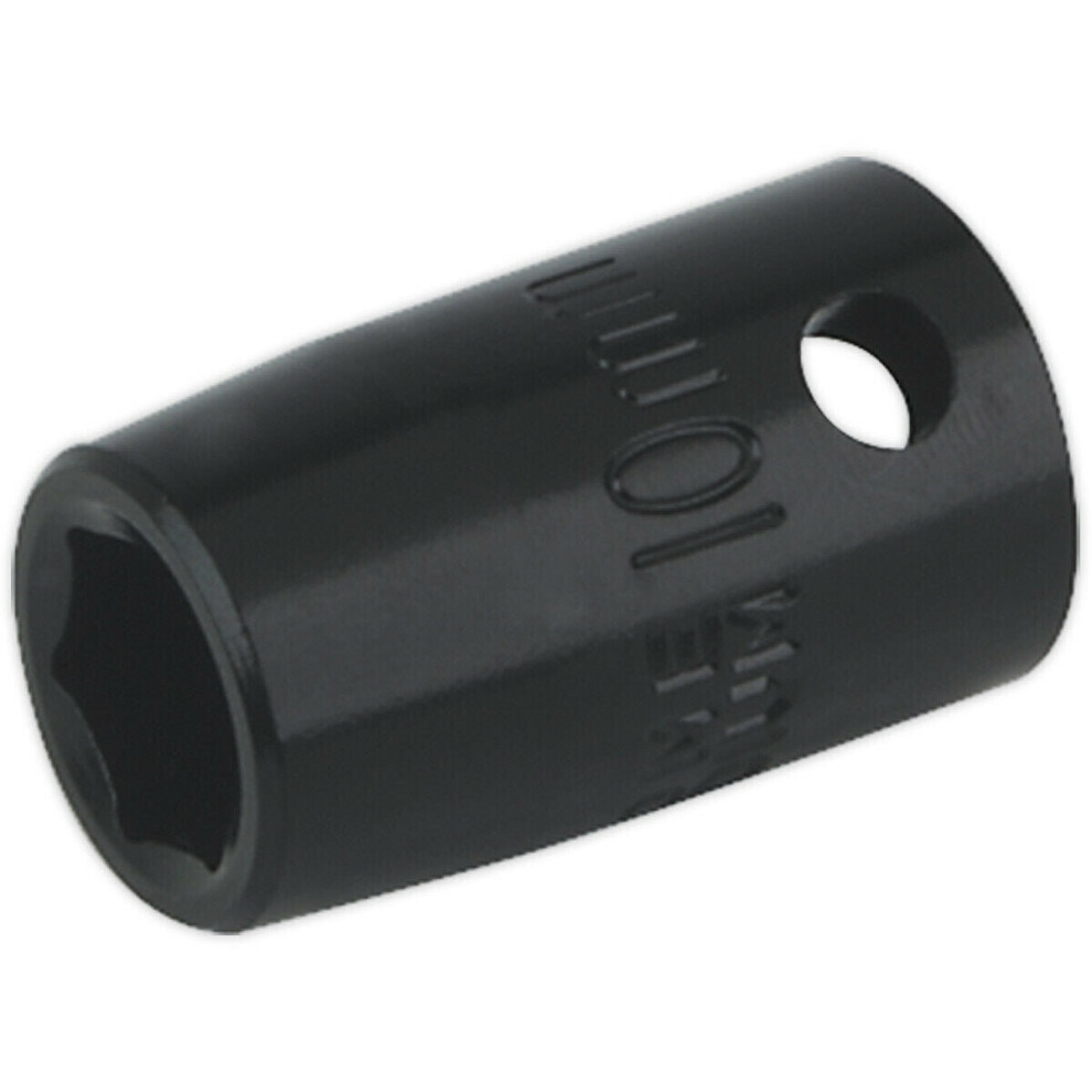 Loops 10Mm Forged Impact Socket - 3/8 Inch Sq Drive - Chrome-Vanadium Wrench Socket