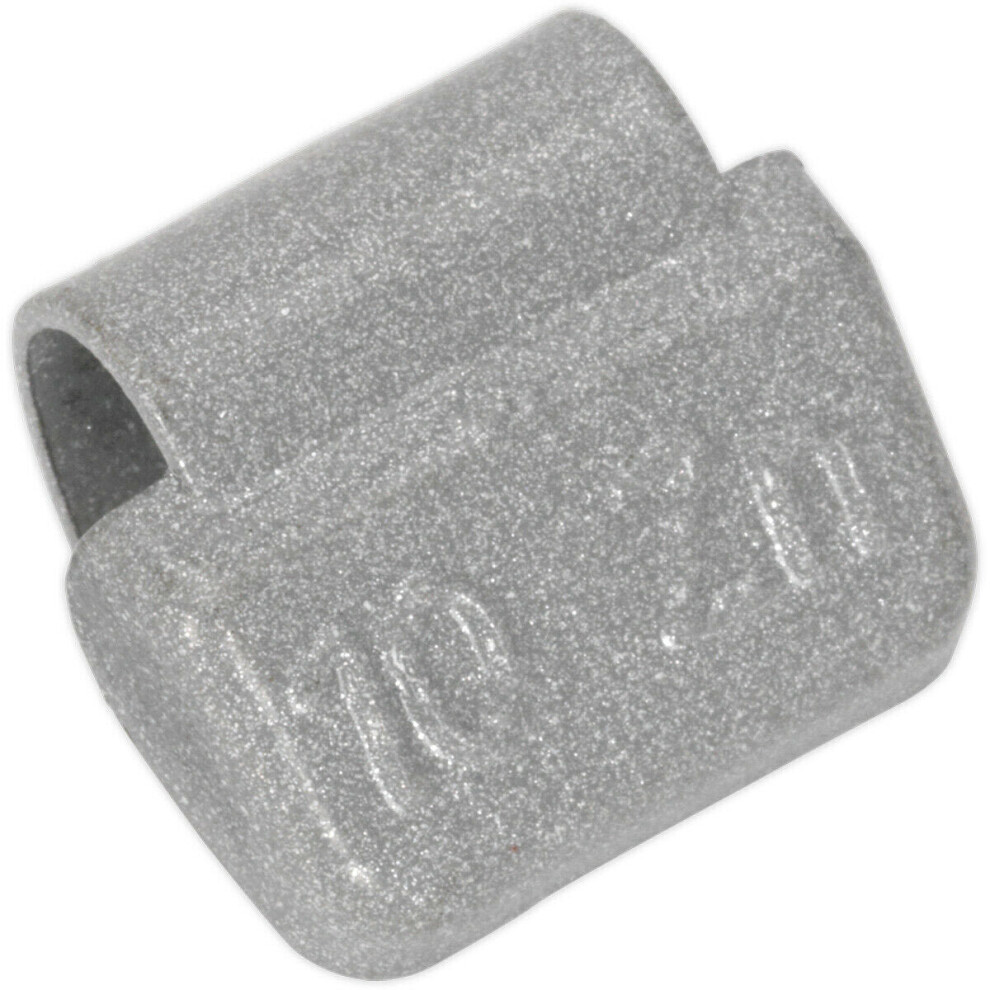 100 PACK 10g Hammer On Wheel Weights - Plastic Coated Zinc Alloy - Wheel Balance