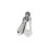 Loops 73mm Large Lock Profile Escutcheon 40mm Fixing Centres Polished Chrome 2