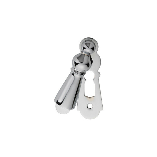 Loops 73mm Large Lock Profile Escutcheon 40mm Fixing Centres Polished Chrome 1