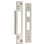Loops Forend Strike and Fixing Pack Suitable for Sashlocks Satin Stainless Steel 4
