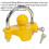Loops 50mm Tow Ball Trailer Hitch Lock - Universal Fitting - Easy Install - Security 2