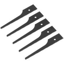 5 PACK - HSS Air Saw Blades - 18 TPI BLACK Reciprocating Multi Material Cutters