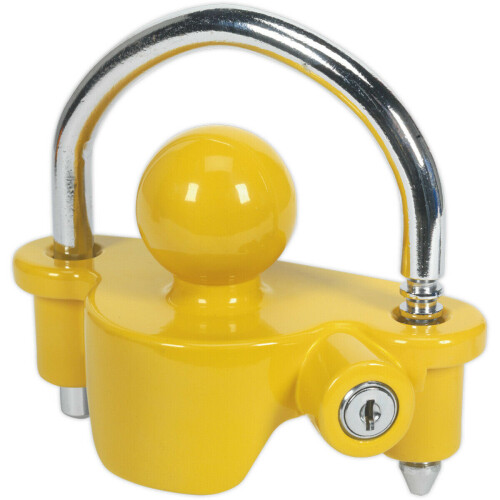 Loops 50mm Tow Ball Trailer Hitch Lock - Universal Fitting - Easy Install - Security 2