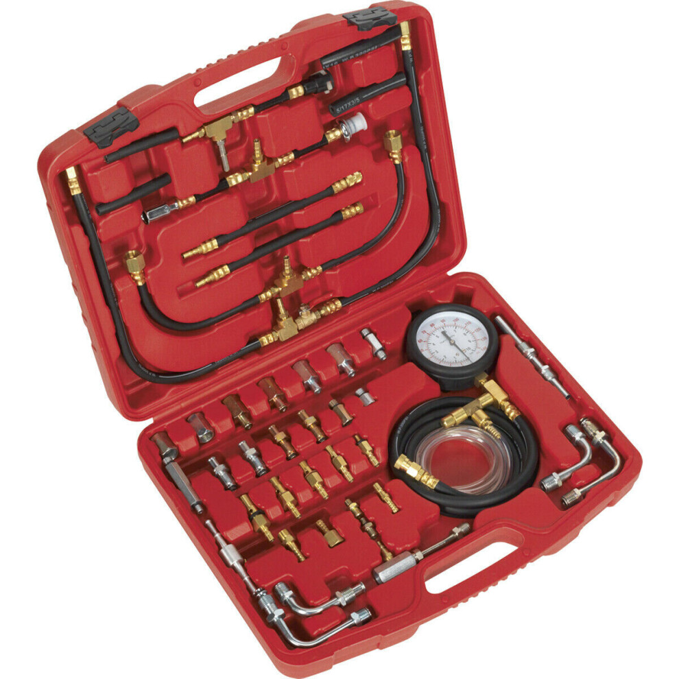 Fuel Injection Pressure Test Kit - High Pressure Gauge - Petrol Engine Systems