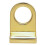 Loops Cylinder Latch Pull Night Latch Door Handle 72 x 48mm Polished Brass 2