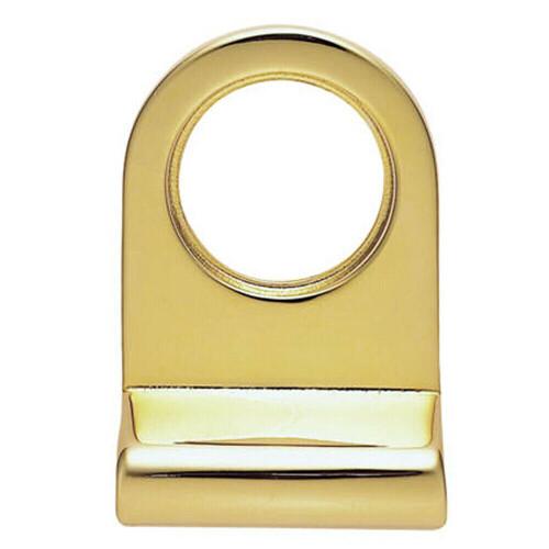 Loops Cylinder Latch Pull Night Latch Door Handle 72 x 48mm Polished Brass 1