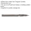 Loops 3 PACK - 3mm Micro Carbide Burr Pointed Tree Taper Bits - Rotary Flash Removing 2