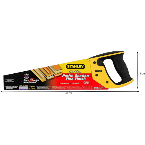 STANLEY STANLEY Jet Cut Fine Handsaw 380mm (16in) 11 TPI 2