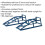 Loops PAIR 190mm Car Ramps - 2000kg Capacity Per Pair - 200mm Max Tyre Width 2