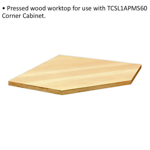 Loops 865mm Pressed Wood Worktop for ys02642 Modular Corner Cabinet 1