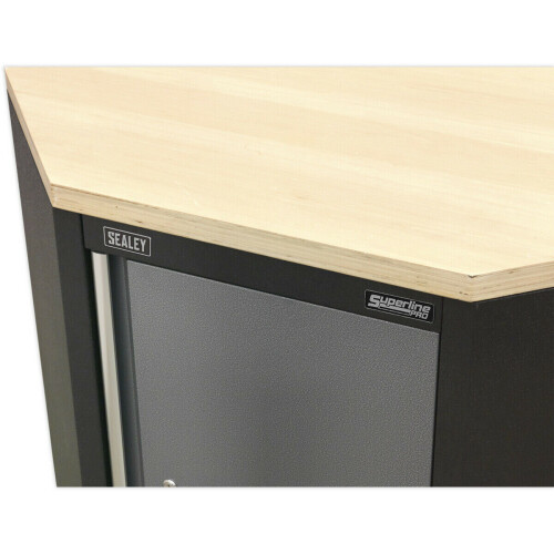 Loops 865mm Pressed Wood Worktop for ys02642 Modular Corner Cabinet 2