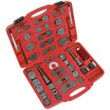 50 Piece Brake Piston Tool Kit - Push & Wind Back Brake Pistons - Storage Case