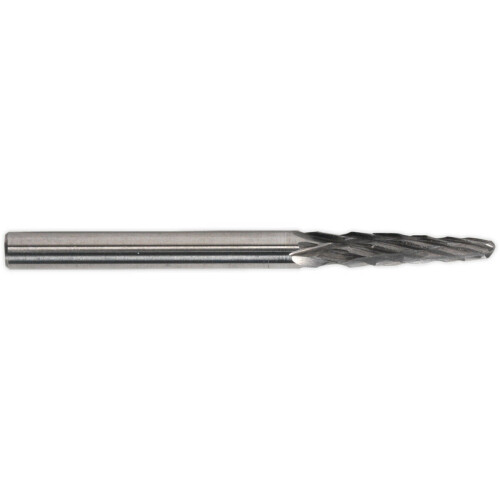Loops 3 PACK - 3mm Micro Carbide Burr Ball Nose Tapered Bits - Rotary Flash Removing