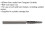 Loops 3 PACK - 3mm Micro Carbide Burr Ball Nose Tapered Bits - Rotary Flash Removing 2