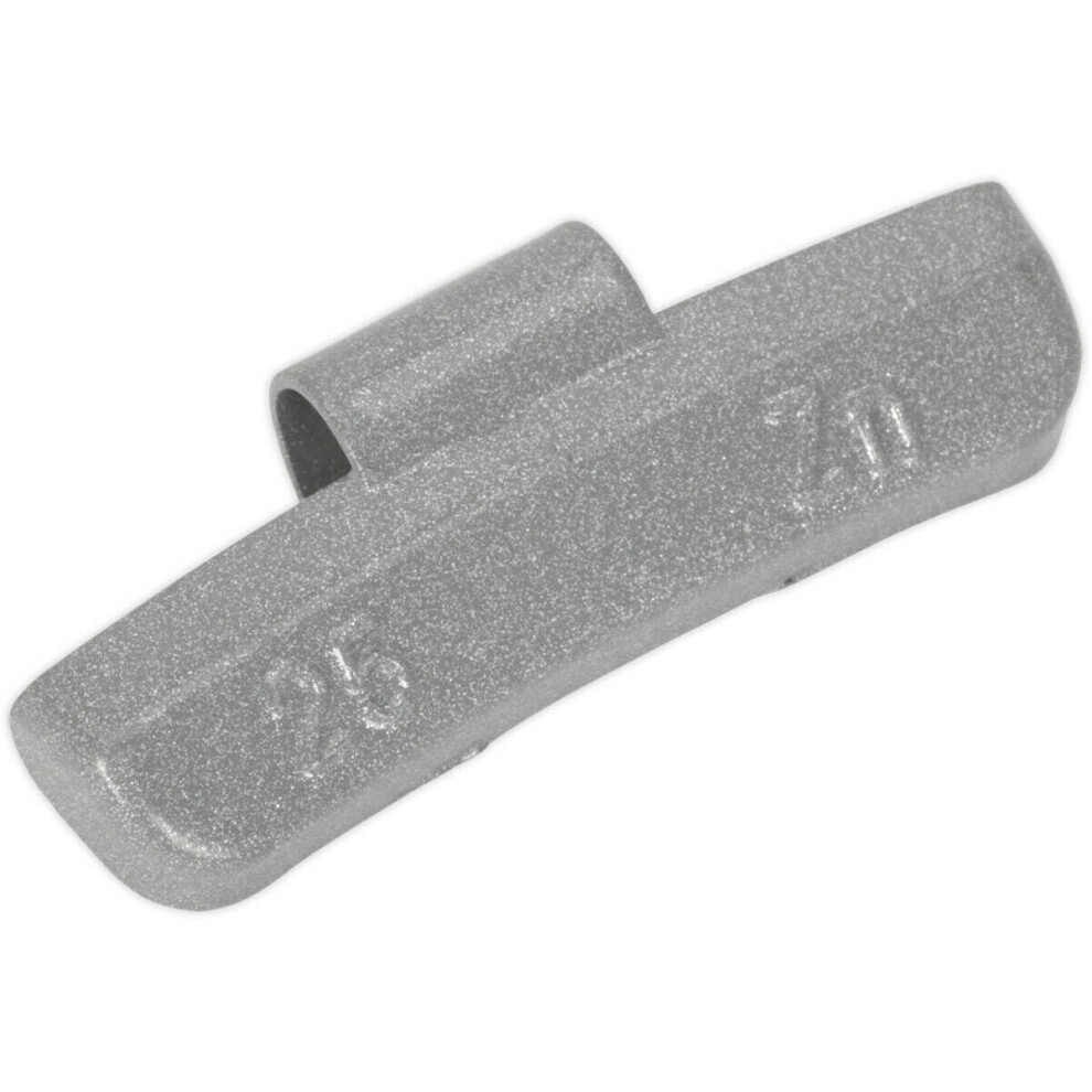 100 Pack 25G Hammer On Wheel Weights - Plastic Coated Zinc Alloy - Wheel Balance 5056581950635