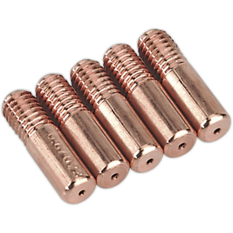 5 PACK 0.8mm Contact Tip for MB14 Welding Torches - MIG Welding Contacts