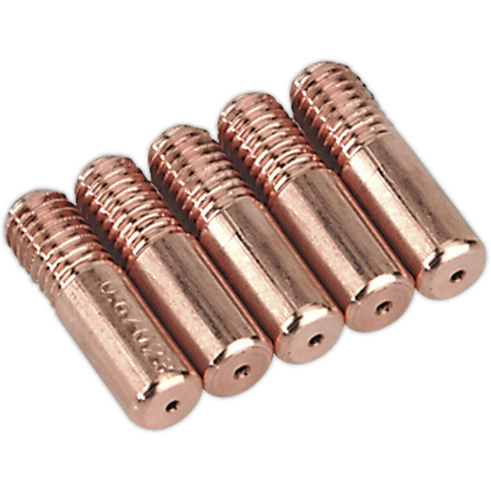 Loops 5 Pack 0.8Mm Contact Tip For Mb14 Welding Torches - Mig Welding Contacts