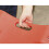 Loops Red One Piece Composite Creeper - 6 x 75mm Castors - Padded Headrest - Polymer 3