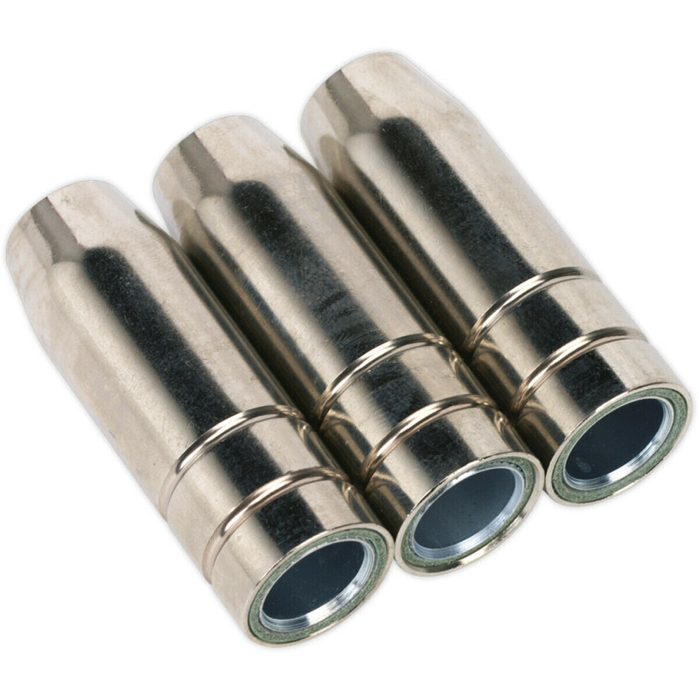 Loops 3 Pack Conical Nozzles For Mb15 Welding Torches - Mig Welding Nozzle Shroud