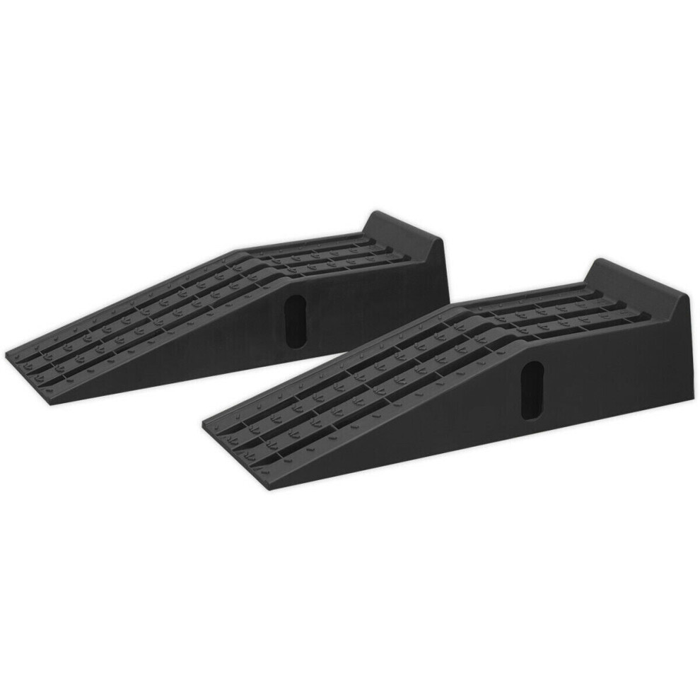 PAIR Heavy Duty Car Ramps - 3000kg Capacity per Pair - 160mm Height - Durable PP