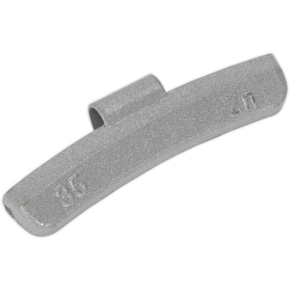 Loops 50 Pack 35G Hammer On Wheel Weights - Plastic Coated Zinc Alloy - Wheel Balance