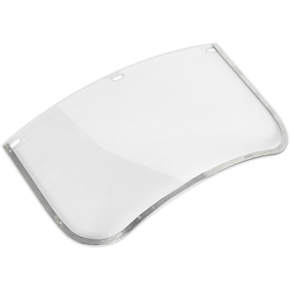 Loops Replacement Visor For Ys09596 Brow Guard With Full Face Shield - Impact Grade F