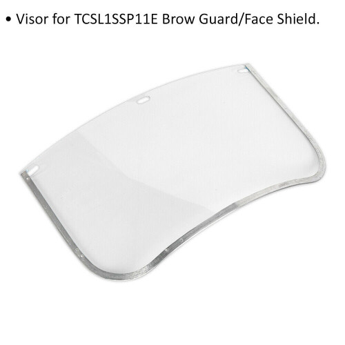 Loops Replacement Visor for ys09596 Brow Guard with Full Face Shield - Impact Grade F 1