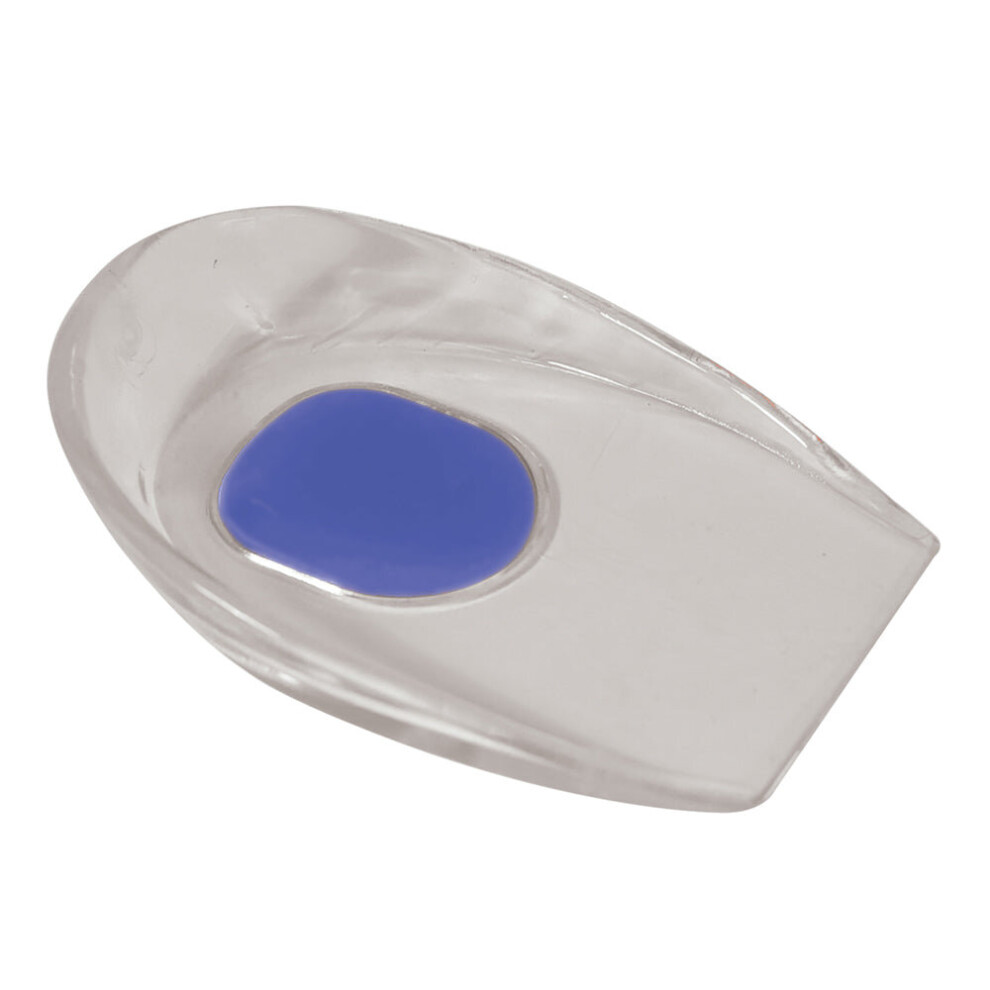 PAIR Small Gel Heel Cups - UK Size 3-5 - Ergonomic Soft Heel Support Cushion