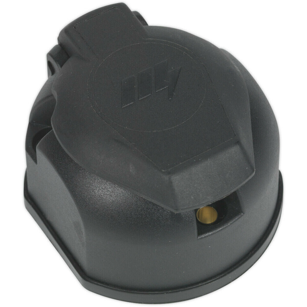 Loops 12V Plastic Euro Towing Socket - 13-Pin - Caravan Trailer Towing Electric Socket