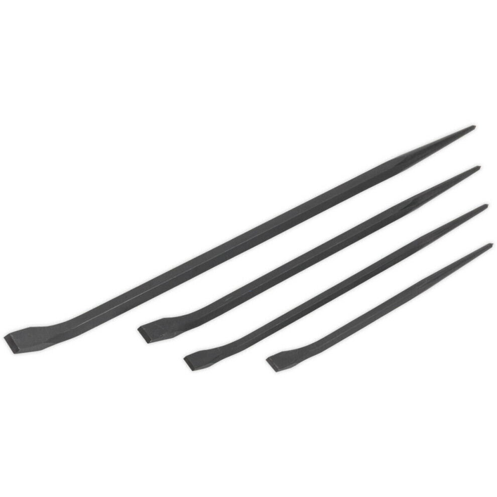 4 Piece Pry Bar Set - 300Mm 400Mm 450Mm & 450Mm Steel Shafts - Drop Forged 5056524254202