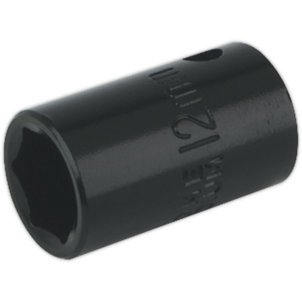 Loops 12Mm Forged Impact Socket - 3/8 Inch Sq Drive - Chrome-Vanadium Wrench Socket