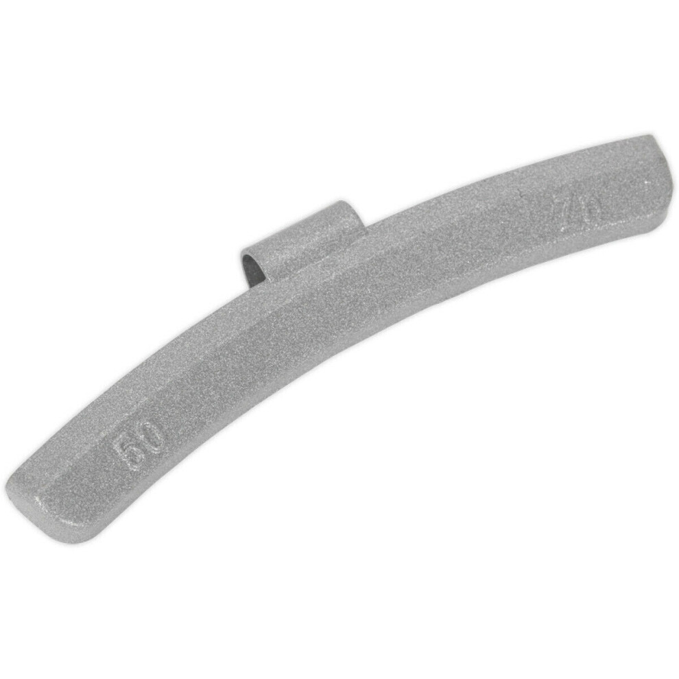 Loops 50 Pack 50G Hammer On Wheel Weights - Plastic Coated Zinc Alloy - Wheel Balance