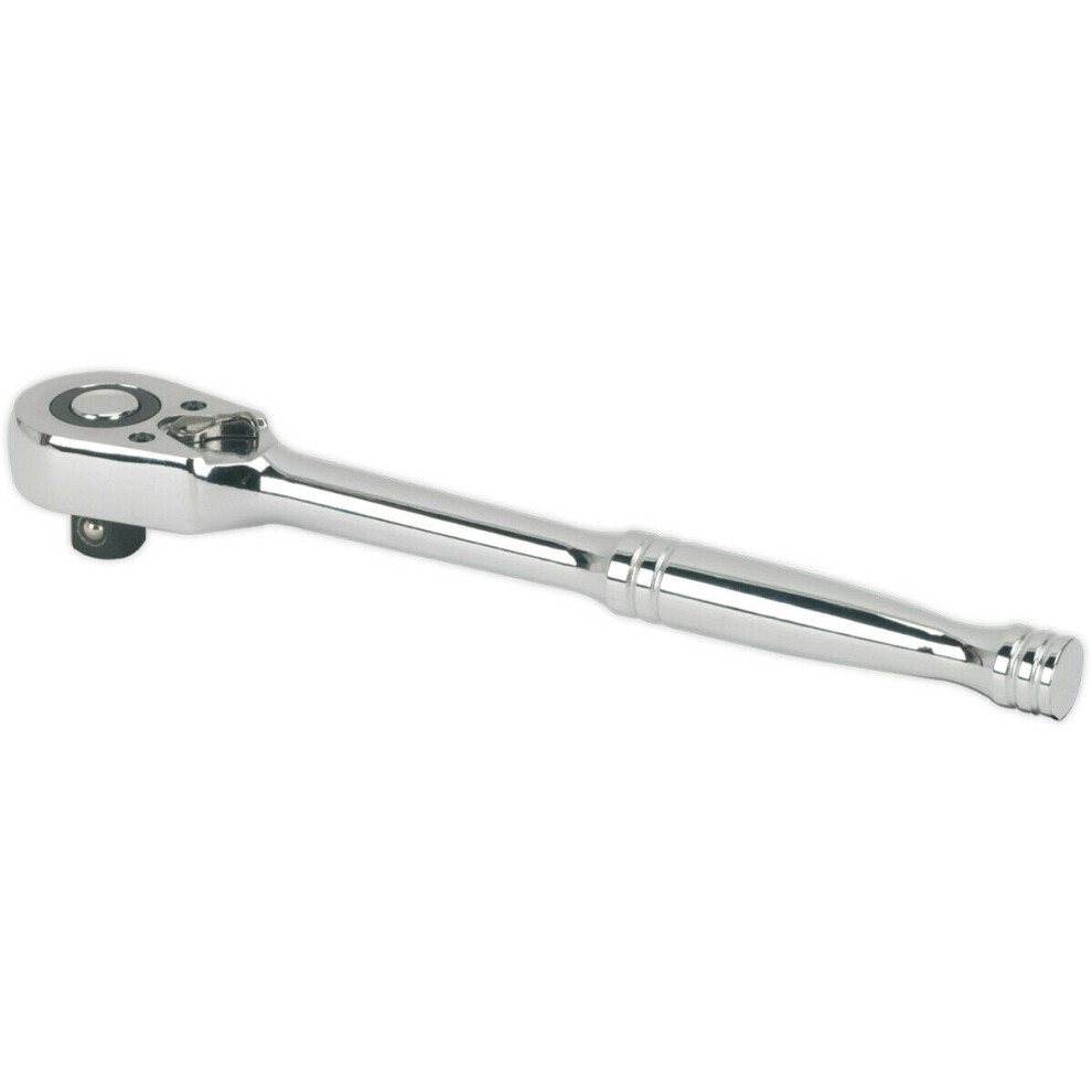 Loops 48-Tooth Pear-Head Ratchet Wrench - 1/2 Inch Sq Drive - Flip Reverse Mechanism