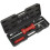 Loops 9 Piece 1.25kg Slide Hammer Kit - Rubber Grip Handle - Tough Storage Case 1