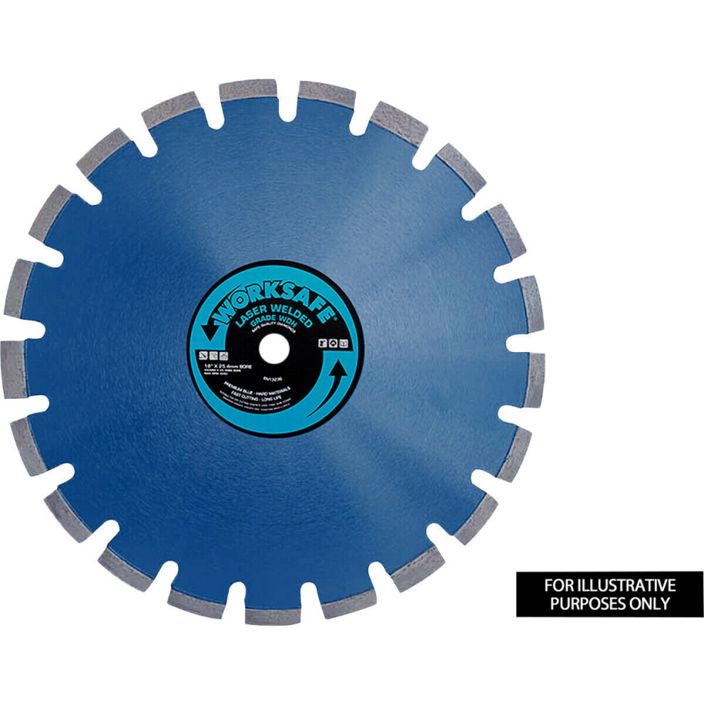 Premium Diamond Blade - 450mm Diameter - 25mm Bore - Abrasive Material Disc