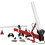 Loops Heavy Duty Straightener Kit with Variable Upright - Manual Hydraulic Pump & Ram 4