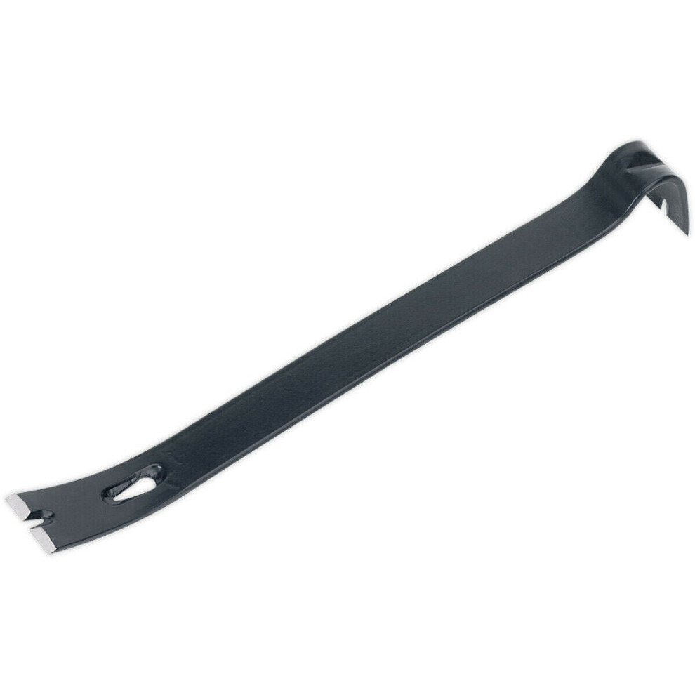 Loops 450Mm Double Ended Flat Pry Bar - Drop Forged Carbon Steel - Offset Claws
