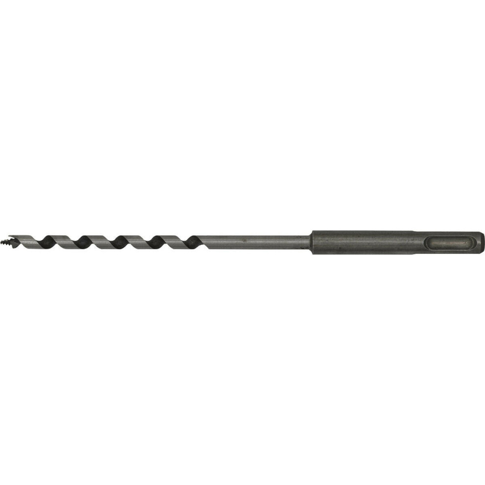 6 X 200Mm Sds Plus Auger Wood Drill Bit - Fully Hardened - Smooth Drilling 5056581909527