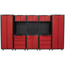 Premium 3.3m Modular Garage Storage System - Heavy Duty - Workshop Cabinets