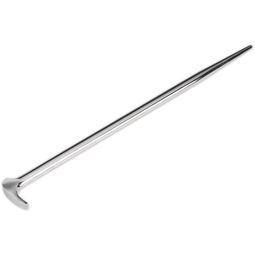 400mm Drop Forged Steel Heel Bar - Hand Ground Heel & Face - Corrosion Resistant