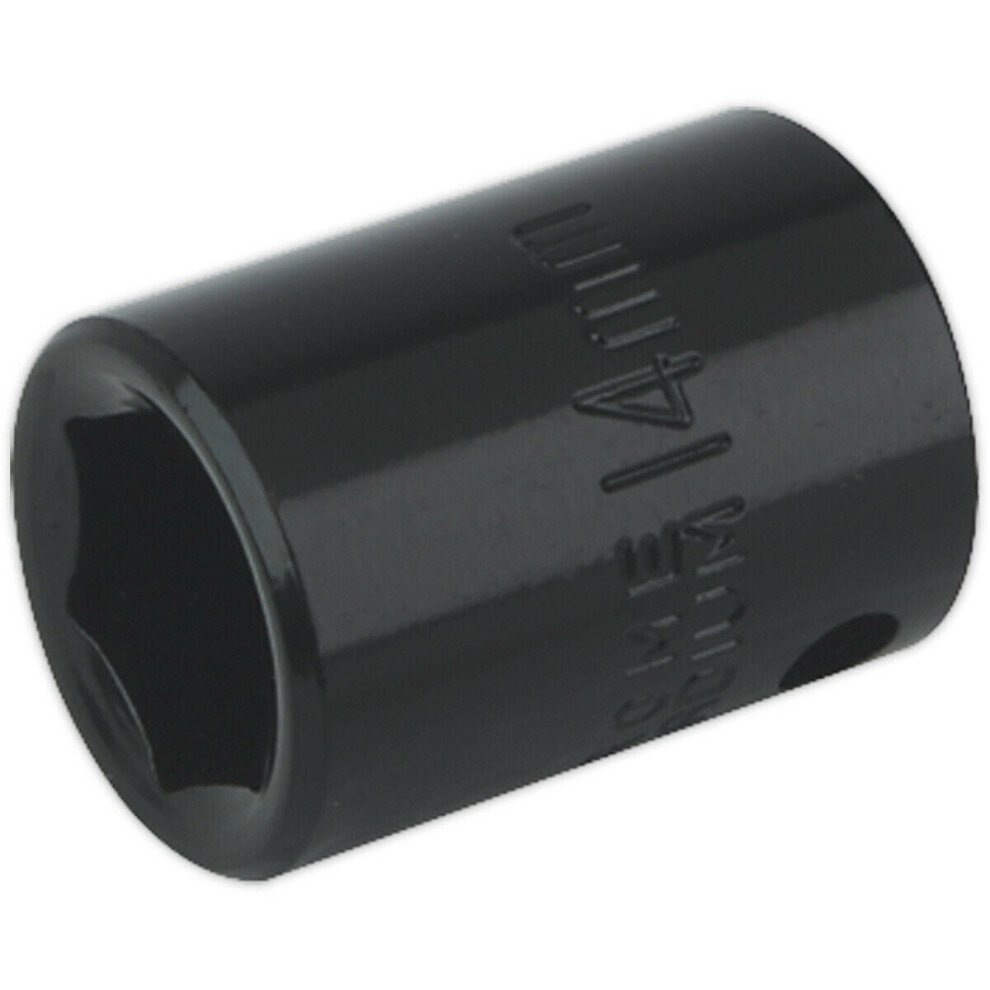 14Mm Forged Impact Socket - 3/8 Inch Sq Drive - Chrome-Vanadium Wrench Socket 5056524283110