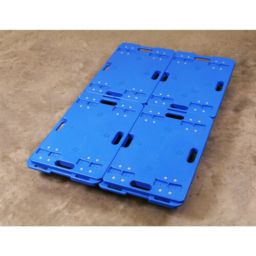 Loops Interlocking Plastic Dolly - 150kg Capacity - Built In Carry Handles - Non Slip 2